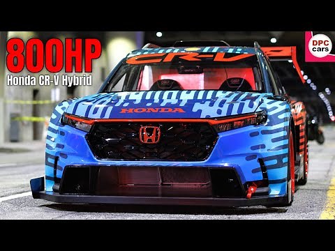 800 HP IndyCar Engine Honda CR-V Hybrid Racer Revealed