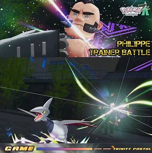 3.7K views · 38 reactions | Pokemon Legends ZA - Philippe Trainer Battle Philippe is a steel type pokemon user, and in this battle introduce a new Mega Evolution, strong BRAVE BIRD user! Mega Skarmory! #pokemonlegendsza #pokemon #pokemoncommunity #fblifestyle | Trinity Portal | Facebook