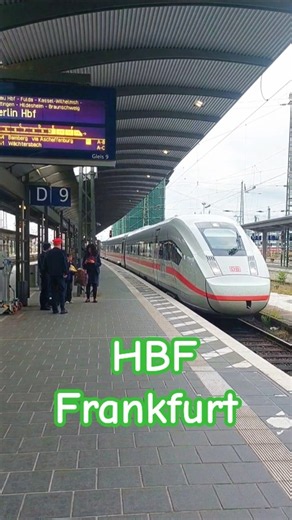 ICE Bahnreise Frankfurt
