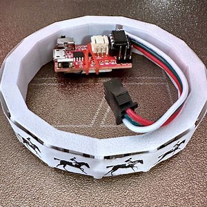 Spinning Zoetrope with LED Strobe