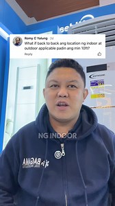 Back to back ang aircon, kailangan pa rin ba ng 10ft copper tubing? Yes po. Required pa rin ang minimum 10ft para hindi ma-void ang warranty. Gagana ang aircon kahit mas maiksi sa 10ft, pero once na ininspect ng service center at below standard ang copper length, automatic void ang warranty ninyo. Huwag tipirin ang copper tubing. Sundin ang tamang installation para iwas sakit ng ulo sa future. #BagamaHVAC #HVAC #Aircontips #Kuryentetips #AirconInstallation #AirconWarranty #SplitTypeAircon #HVACT