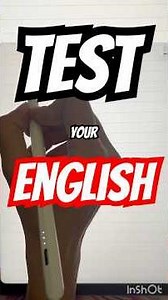 Test Your English! 📝 Fun & Easy English Quiz for Everyone