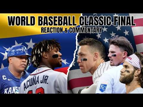 USA vs Venezuela | World Baseball Classic Final | Reaction and Commentary