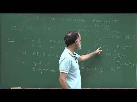Master Program: Probability Theory - Lecture 26: Regular conditional probability