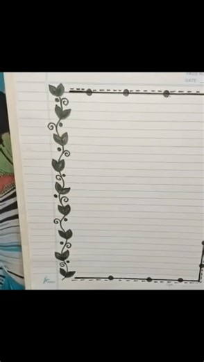 EASY BORDER DESIGNS/PROJECT WORK DESIGNS/CORNER AND SIDE BORDER DESIGN