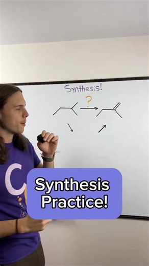 Organic Chemistry Coach | Cooper McIntyre on Instagram: "How would you solve this synthesis problem going from an alkane to an alkene? • • • • • #organicchemistry #ochem #chemistry #premedlife #orgo #studymotivation #premed #chemistrynotes #study #premedstudent #studytips"