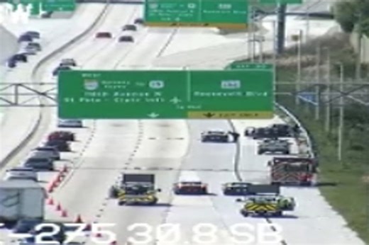 Fiery I-275 Wreck Near Mile Marker 30 Leaves One Dead, Chokes St. Pete Traffic