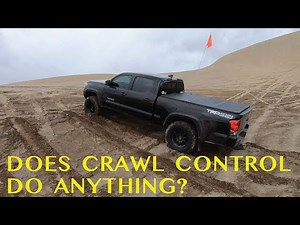Testing Crawl Control & Multi Terrain Select in the Sand with a 3rd Gen Tacoma
