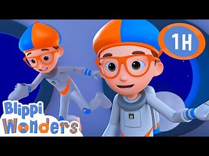 ASTRO-BLIPPI! 👨‍🚀✨ Training to Be an Astronaut! | Blippi Wonders Educational Videos for Kids