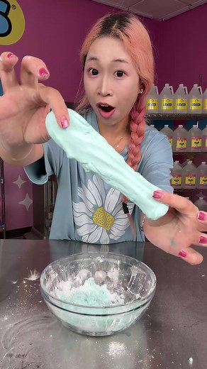 Baby Powder & Dish Soap Slime Recipe