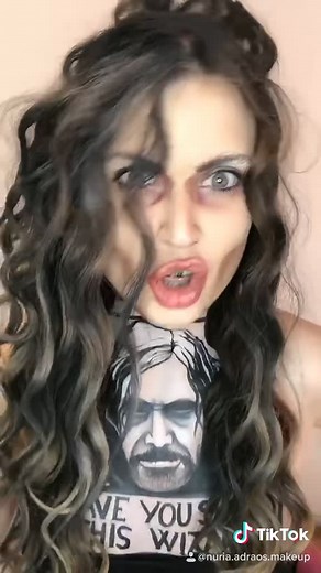 Bellatrix Lestrange 🖤 #makeup #makeupartist #harrypotter #maquillaje #viral