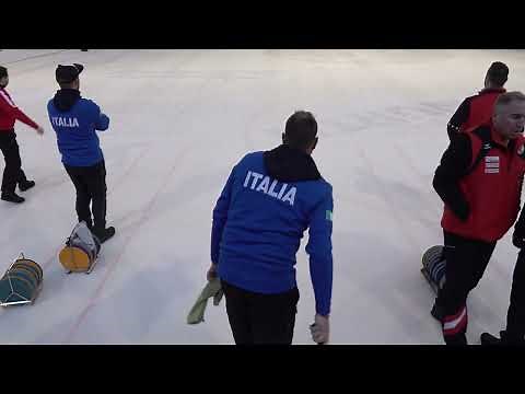 Eisstocksport WM 2022, Vorrunde, Italien : Österreich