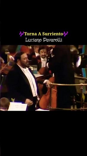 ❤️ 2. Luciano Pavarotti. Torna a Surriento. London 1982 🇮🇹 Sorrento, Italy
