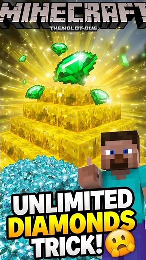 Minecraft Duplication Trick 😱 |Minecraft Unlimited Diamond Glitch #minecraft #shorts #minecraftpe