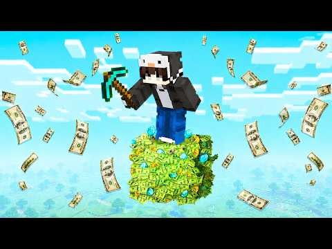 Minecraft But It's One MONEY BLOCK
