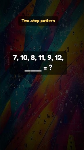 Two-step pattern | Math Challenge