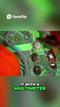 DIY Circuit – Shiny Pads & Multimeter Testing 🔧📏 #Shorts