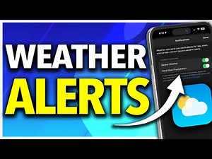How To Enable Emergency Weather Alerts on iPhone