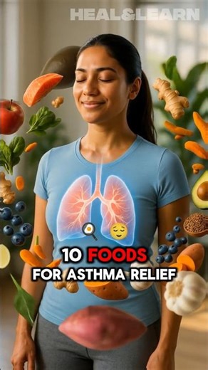 TOP 10 FOODS FOR ASTHMA RELIEF #healthtips #asthma #healthyfoods
