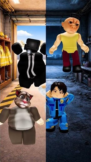 Roblox Prisoner Hamood Habibi x Saja Fat Boy Dance 🤯😂 #kpopdemonhunters #talkingtom