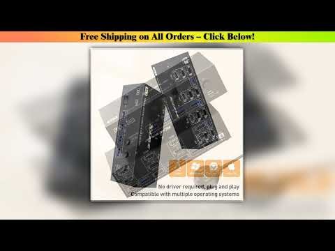 8K KVM Switch 3 Monitors 3 Computers HDMI DisplayPort USB 3.0 DP KVM Switcher 8K@30Hz/4k@144Hz