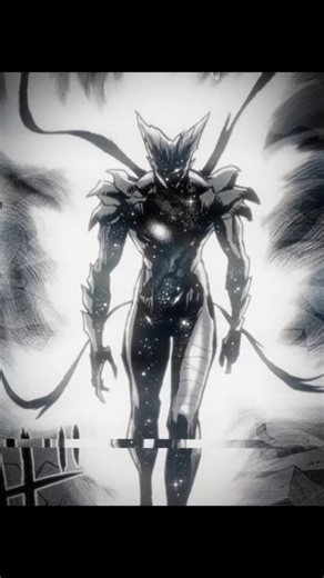 Harsh Khan on Instagram: "Garou vs Saitama is the moment where One Punch Man stops being a joke and turns into a cosmic-level tragedy. Garou, after evolving into his cosmic form, throws everything he has—martial arts, copied techniques, god-given power, and pure desperation—trying to force Saitama into a real fight. For the first time, Saitama actually moves seriously, matching Garou’s attacks effortlessly while still showing concern for the people caught in the destruction. Their clash becomes 