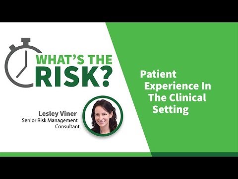 Patient Experience In The Clinical Setting
