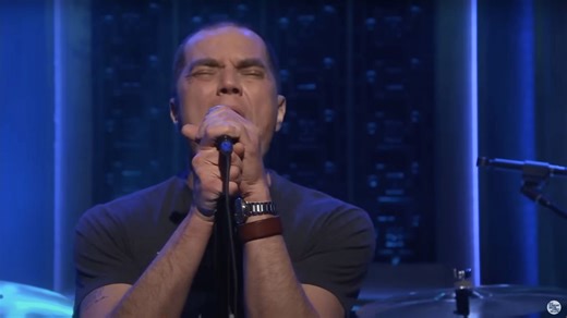 Michael Shannon and Jason Narducy perform R.E.M.'s "Driver 8" on Fallon