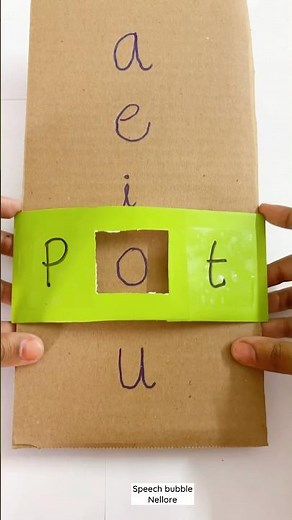 Fun activity to teach CVC words for kids🤓📖|Learn to read CVC words #diy #reading #cvc #teaching