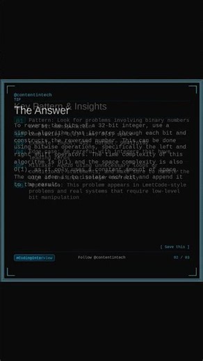 Can you reverse the bits of a 32-bit integer?