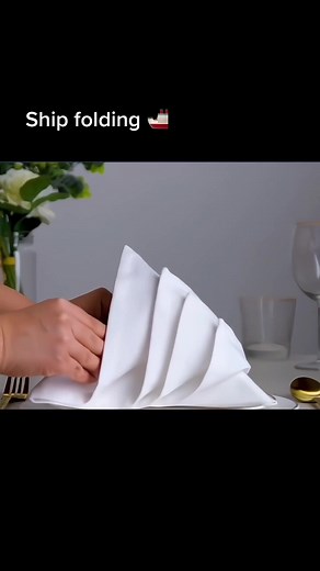 Quick Napkin Folding Tutorial | Learn in 5 Seconds!