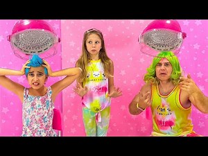 Nastya and Eva choose a hobby for themselves