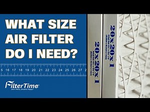 What Size Air Filter Do I Need? | FilterTime