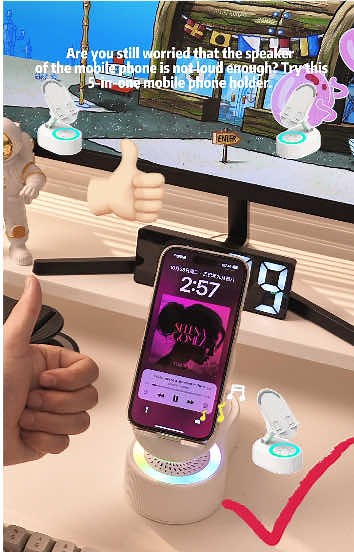 This speaker doesn’t need bluetooth! Just put your phone down and you’re good to go! On sale right now! #speaker #bluetoothspeaker #electronics #tiktokshopblackfriday #tiktokshopcybermonday