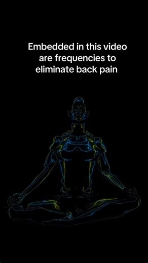 Embedded in this video are frequencies to eliminate back pain. | The Centre