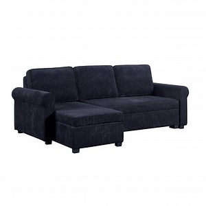 Buy Argos Home Addie Velvet Reversible Storage Sofa Bed-Charcoal | Sofa beds | Argos