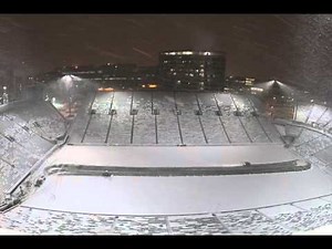 Kinnick Stadium Snow Removal TimeLapse