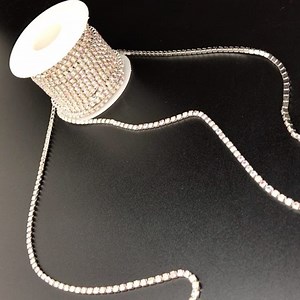 Assorted Cubic Zirconia Silver Plated Chain By the Yard , Stock no. 951075 Price: $3.00 each SALE PRICE: $2.70 each ONE TIME OFFER today only. Non returnable. Call our mail order department at 800.545.7968 to add this item onto your order today! Item may be available in-stores and is subject to stock on hand. #thunderbirdsupplyco #imaginedesigncreatecherish #thunderbird #czchains #cubiczirconia #silverplated #chains #jewelry #jewelrymakingsupplies | Thunderbird Supply Company | Facebook