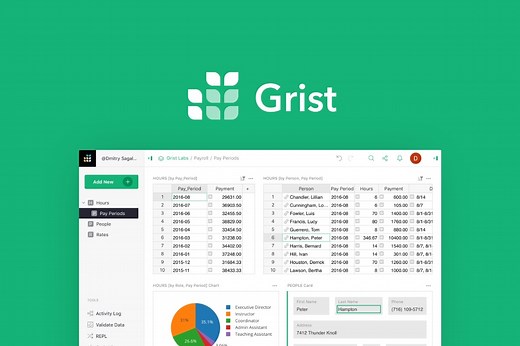 Grist - Build relational databases without code