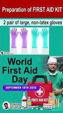 Making of First Aid Kit #firstaid #firstaidkit