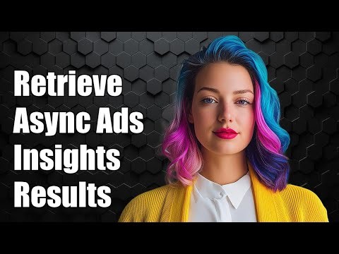 retrieve async ads insights results from FB ads API with pagination