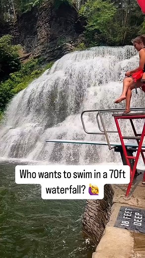 1.2M views · 20K reactions | We’d dare to say this waterfall is worth the 4.5-hour journey from NYC  More info here  bit.ly/swimmable-waterfall-ny : instagram.com/she_wanders_everywhere/ #mysecretnyc #attractions | Secret NYC | Facebook