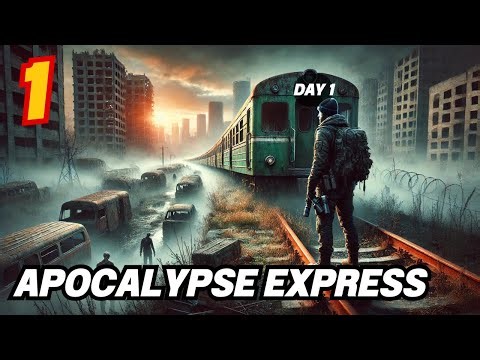 Day 1 in the HUGE New Update… Post-Apocalyptic Train Survival | Zompiercer | Part 1