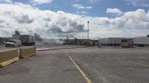 6.5K views · 12 reactions | ‪Vehicle fire on Centennial is now out, tractor trailer cab fully destroyed. ‬ | Kingstonist | Facebook