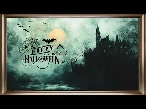 Happy Halloween Frame TV Art | Spooky Haunted Castle Screensaver