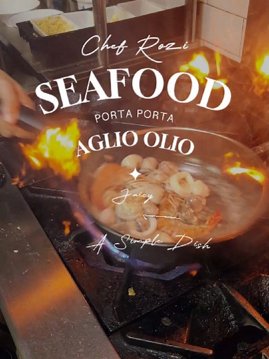 Chef Rozi's Delicious Seafood Aglio Olio Recipe