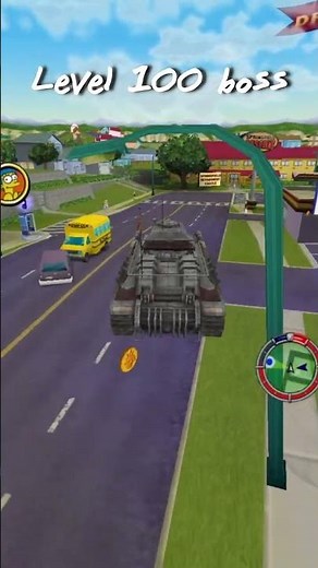 Level 100 Boss in the simpsons hit and run