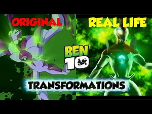 Ben 10 | Waybig & Chromastone Original Transformation VS Real Life!
