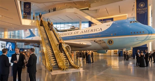 Une vidéo de la future bibliothèque de Donald Trump suscite les moqueries