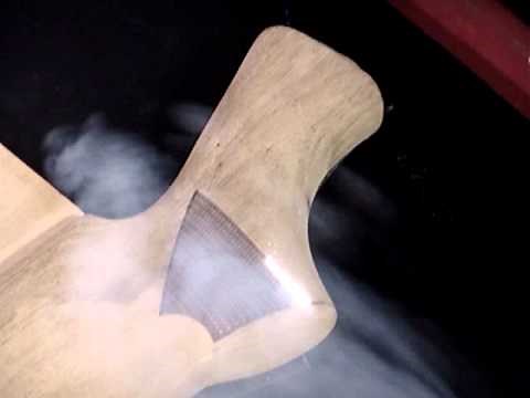 Gunstock checkering with a Vytek CO2 galvo laser system